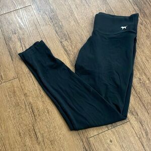 Pink by Victoria Secret black leggings